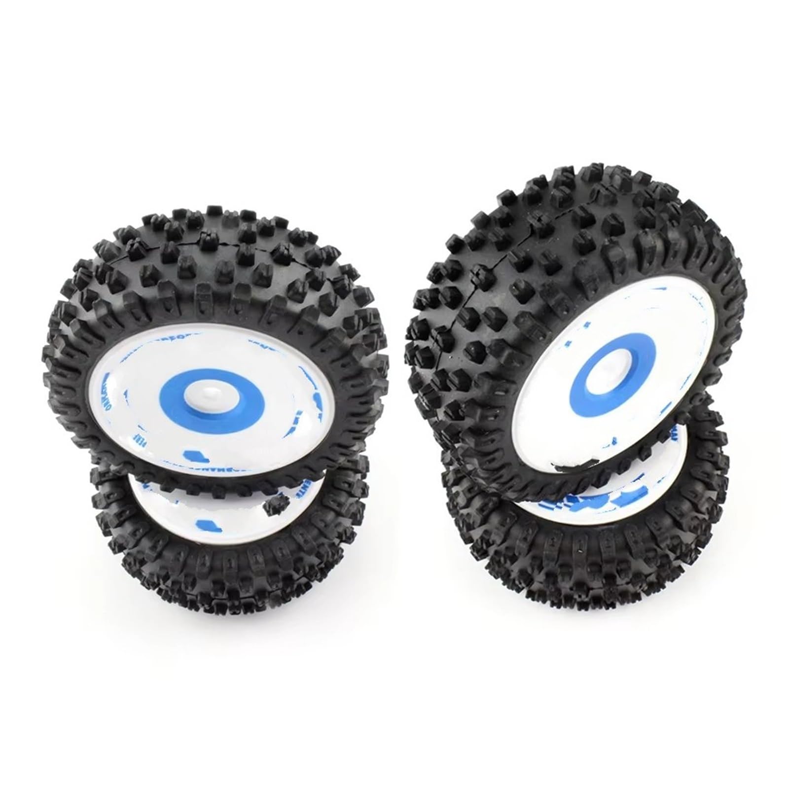Neumático RC Compatible con Wltoys 124017 1/12 Piezas De Actualización De Coche RC, Accesorios De Repuesto, 4 Uds., Neumáticos Delanteros Y Traseros
