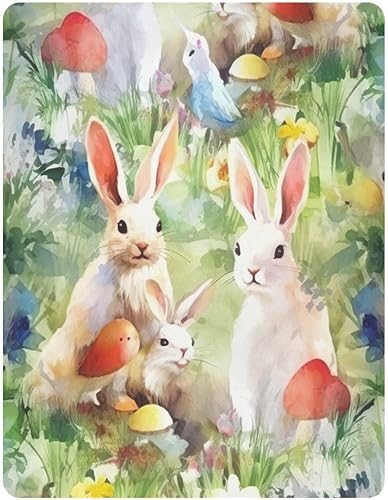 Miniatura 2 de Kigai Fitted Crib Sheet for Boys Girls,Funny Bunny Jersey Knit Baby Sheet for Standard Crib and Toddler Bed Mattresses, Cozy Soft Breathable, 28 x