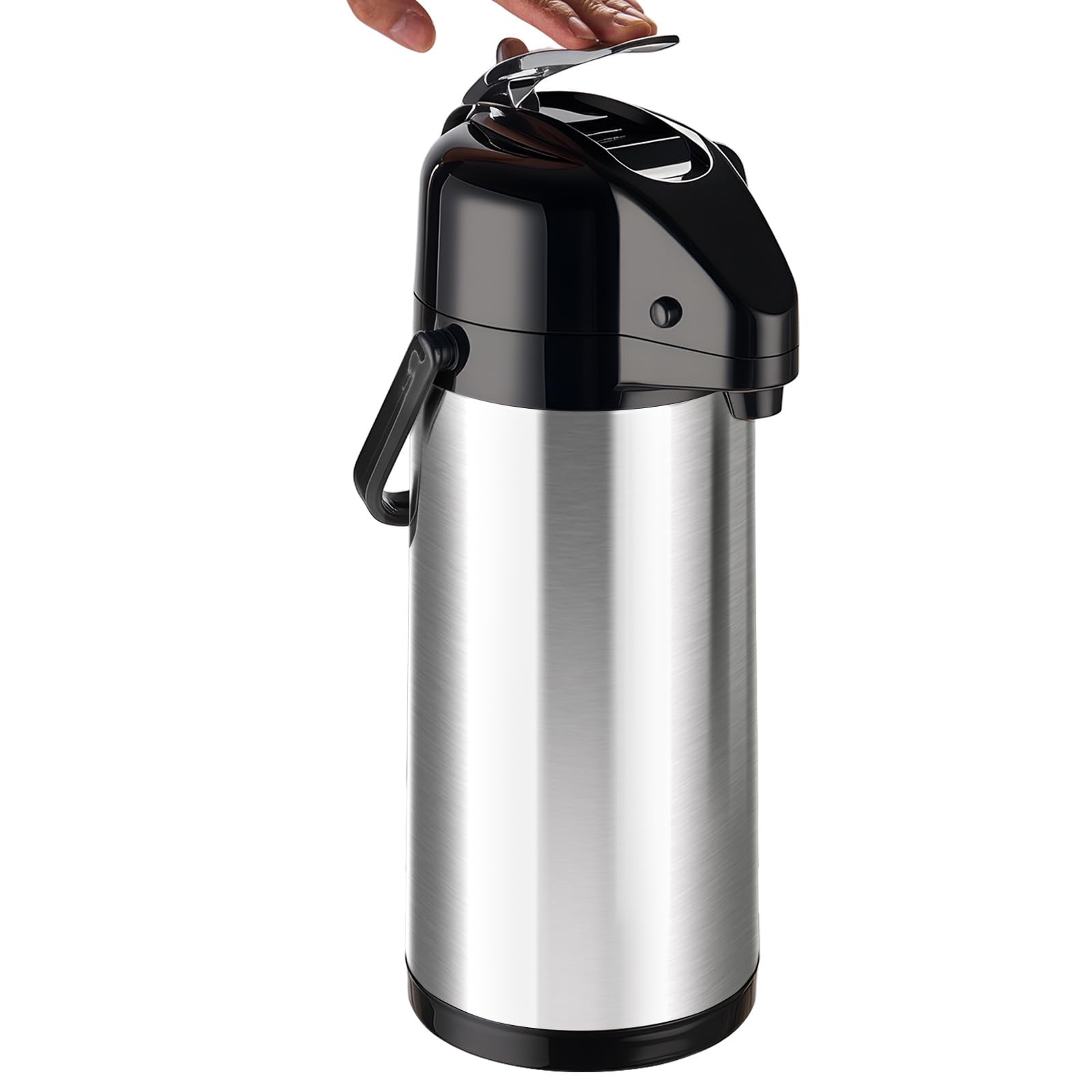 Coffee Carafe, 102 fl oz/3 L Airpot Coffee Dispenser with Pump