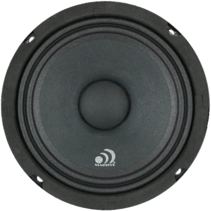 Massive Audio MA8 | 8” Mid-Range Speaker – 140 Watts RMS, 8 Ohm, High Power Pro Audio Loudspeaker for Car, Motorcycle & PA Systems – High Sensitivity, Clear Vocals & Punchy Midbass