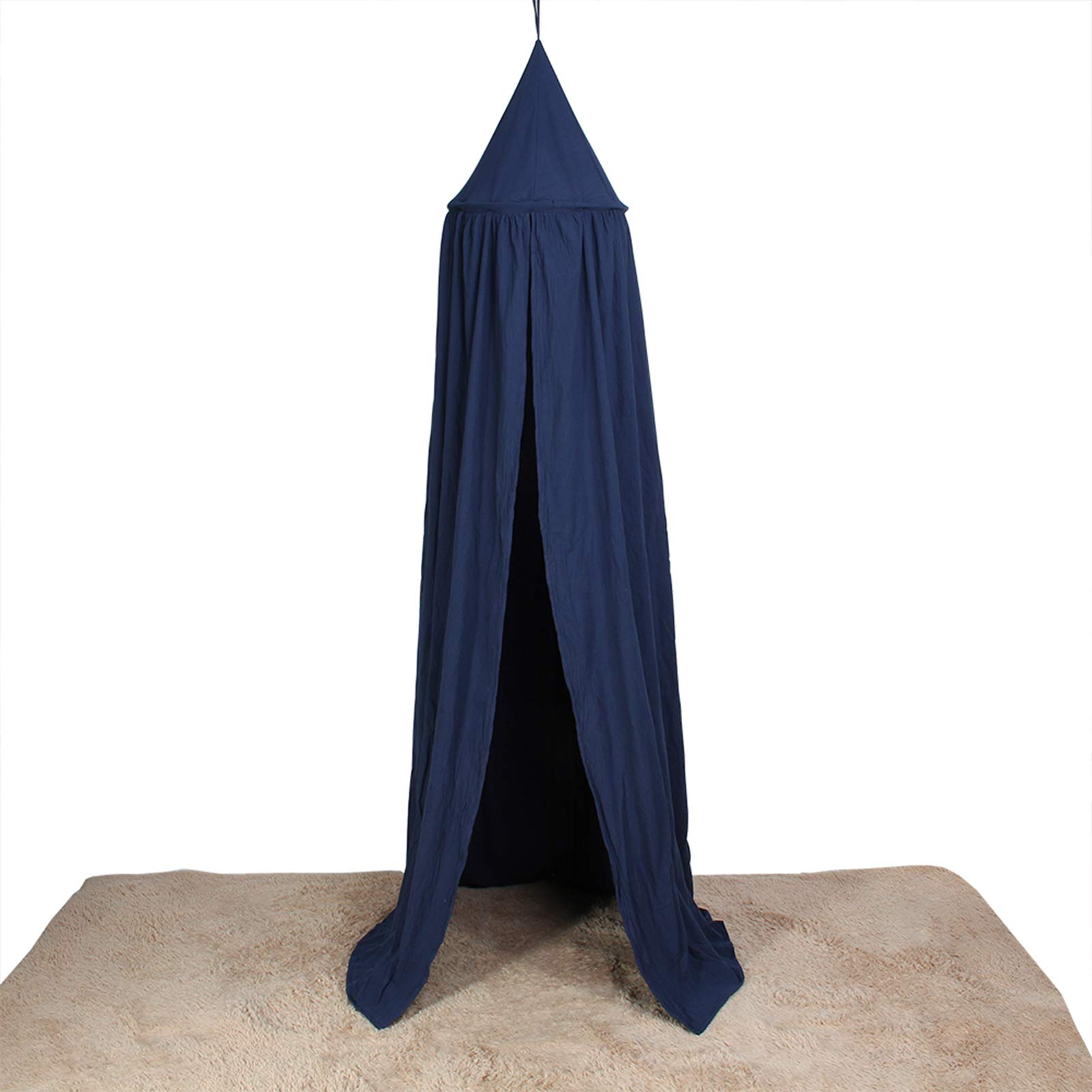 Acouto Tenda a Zanzariera con Baldacchino per Letto Sospeso a Cupola Rotonda per Bambini Che Leggono e Giocano Crea Sicurezza per e per il Morbido Realizzato in Materiale Confortevole, Accogliente