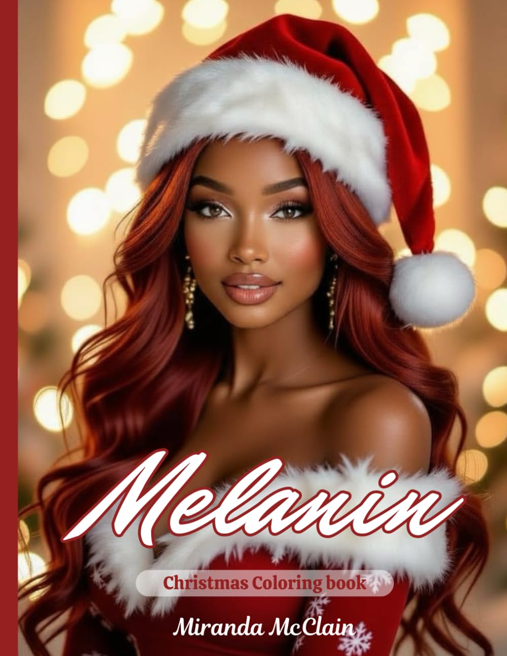 Melanin Christmas Coloring book