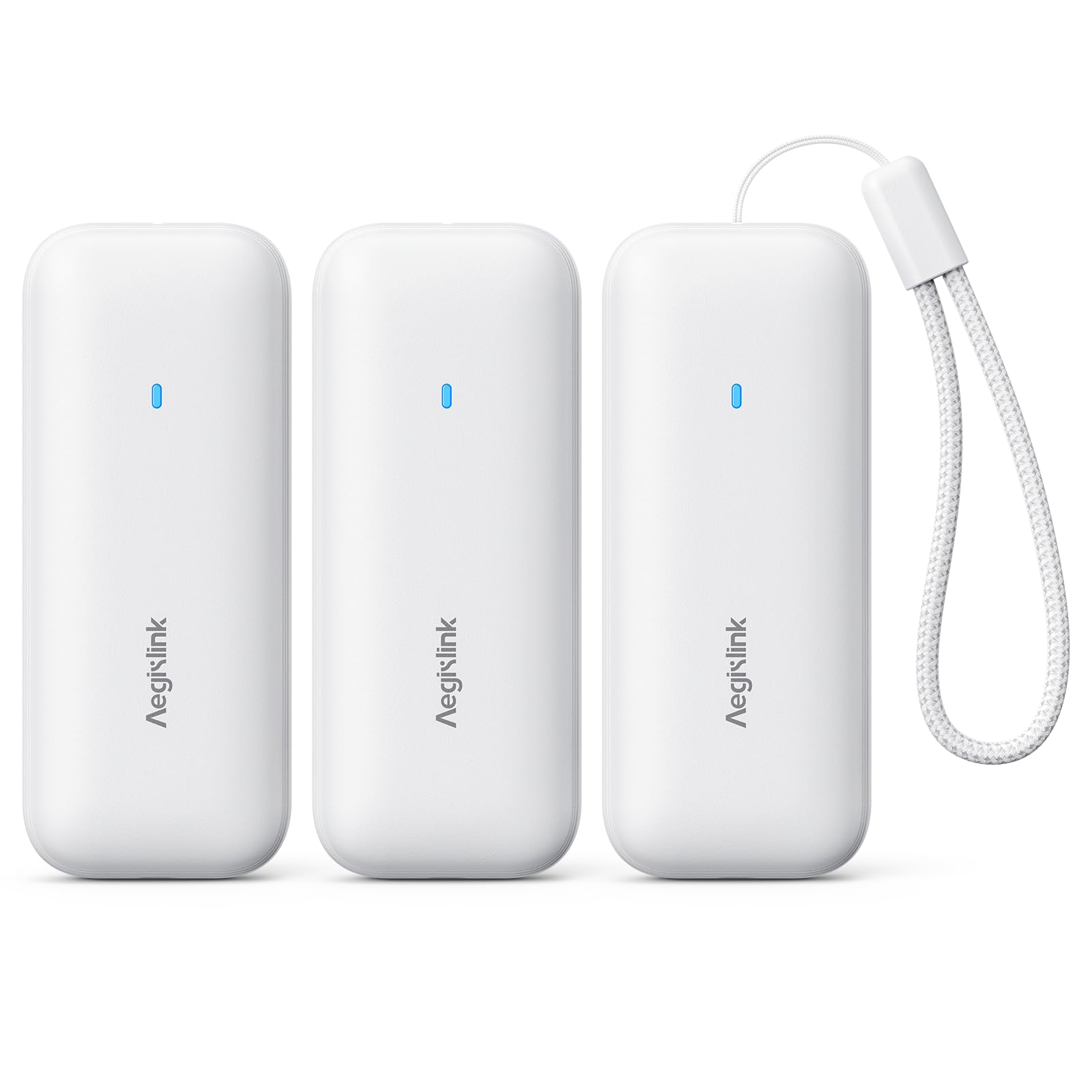 AEGISLINK WLAN Thermo-Hygrometer Innen, Smart Temperaturmonitor & Luftfeuchtigkeitssensor, App-Warnungen, Verlaufsdaten & Datenexport, Alexa-kompatibel, für ABSZ-Basisstation | Alexa-kompatibel, Smart Temperaturmonitor & Luftfeuchtigkeitssensor, Verlaufsd