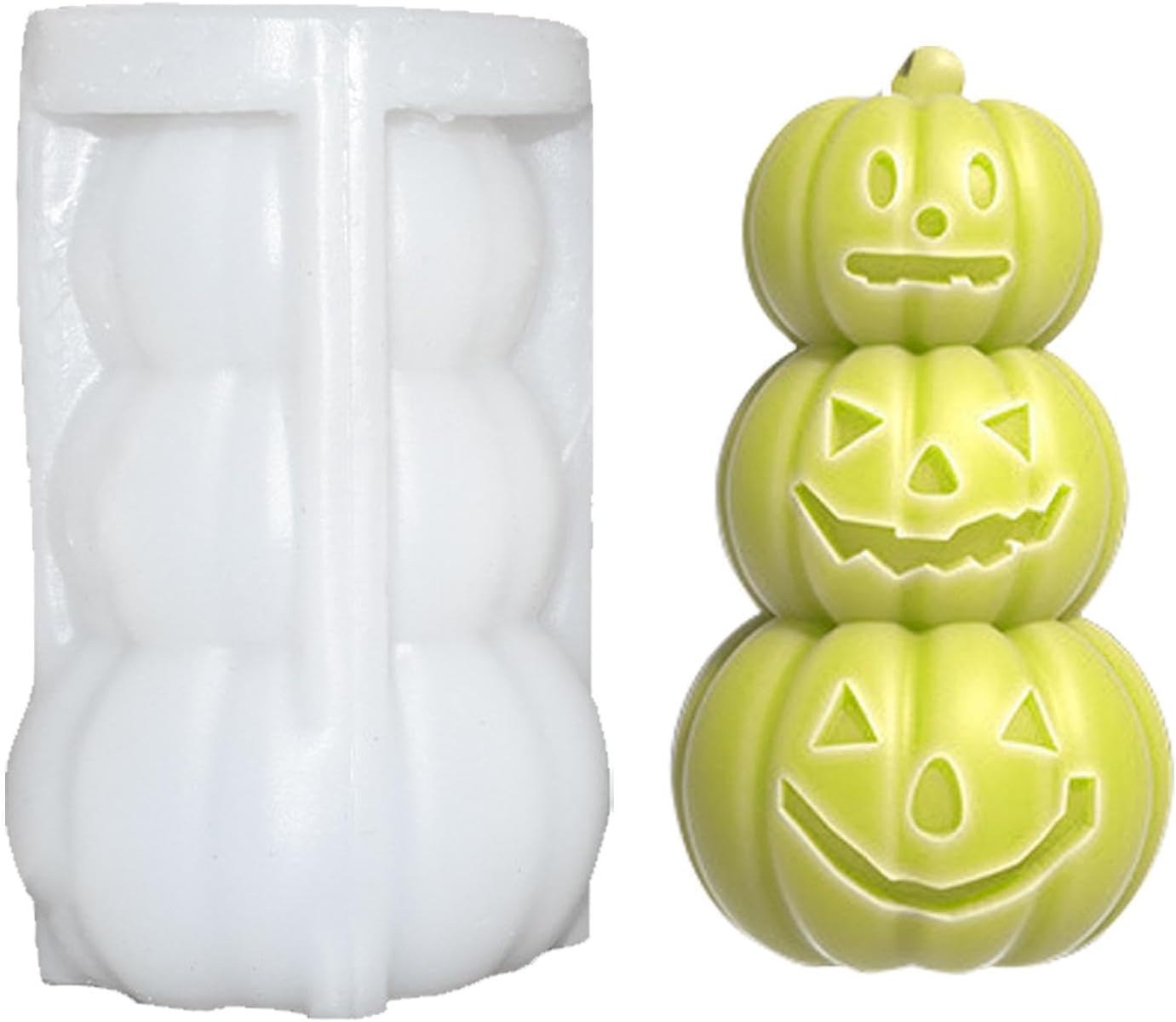 – Pumpkin Silicone Molds for Candle Making,3D Pumpkin Shaped Candle Mold | Reusable Festive Soap Making Wax Moulds for Baking Cakes Candy Chocolates Creation