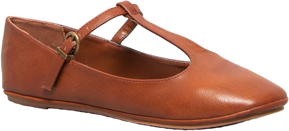 City Classified Laura Basic Mary Jane T-Strap Cute Ballet Flat