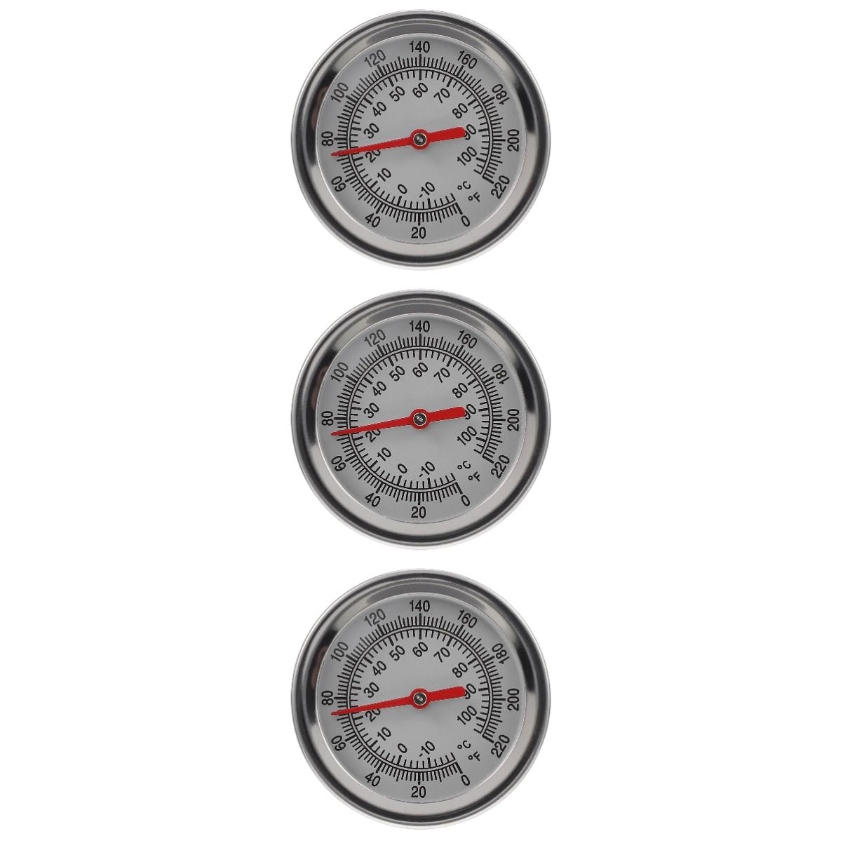 Kisangel 3stücke Edelstahl Boden Thermometer Mit Langer Sonde Temperaturmesser Für Kompost Und Erde - Batteriefrei Langlebig Und Einfach Zu Reinigen Für Garten Und Landwirtschaft