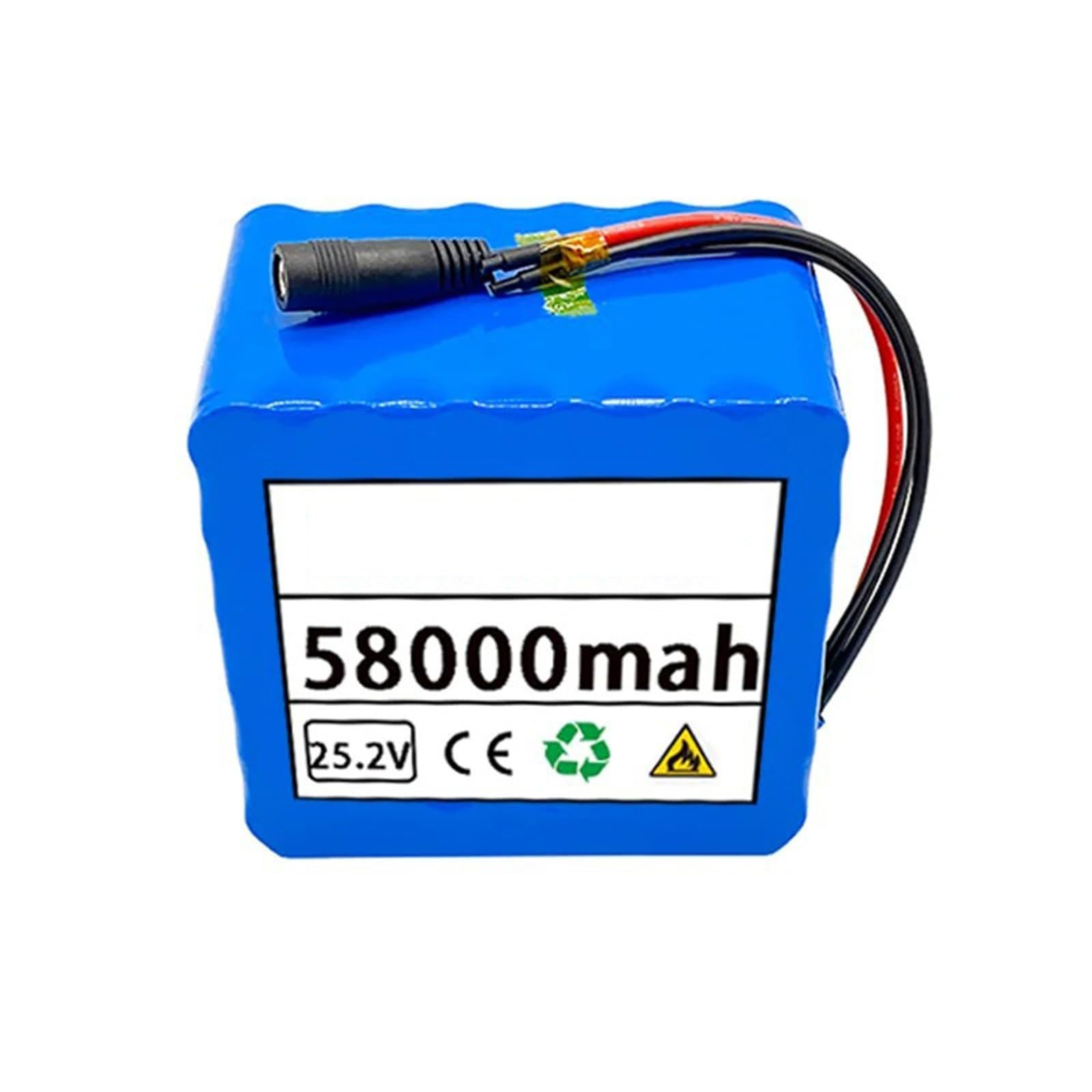 24V 58AH 6S6P Batteria Agli Ioni Di Litio Per Monopattino Elettrico Con Caricabatterie Capacità Ad Alta Batterie Batteria Al Litio Ricaricabile Scheda Di Protezione Integrata