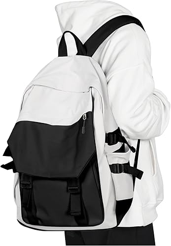 Mochila escolar ligera, casual, mochila para laptop para hombres y mujeres, mochila de viaje para escuela secundaria, bolsa de libros intermedia Mochila escolar ligera, casual, mochila para laptop para hombres y mujeres, mochila de viaje para escuela secundaria, bolsa de libros intermedia