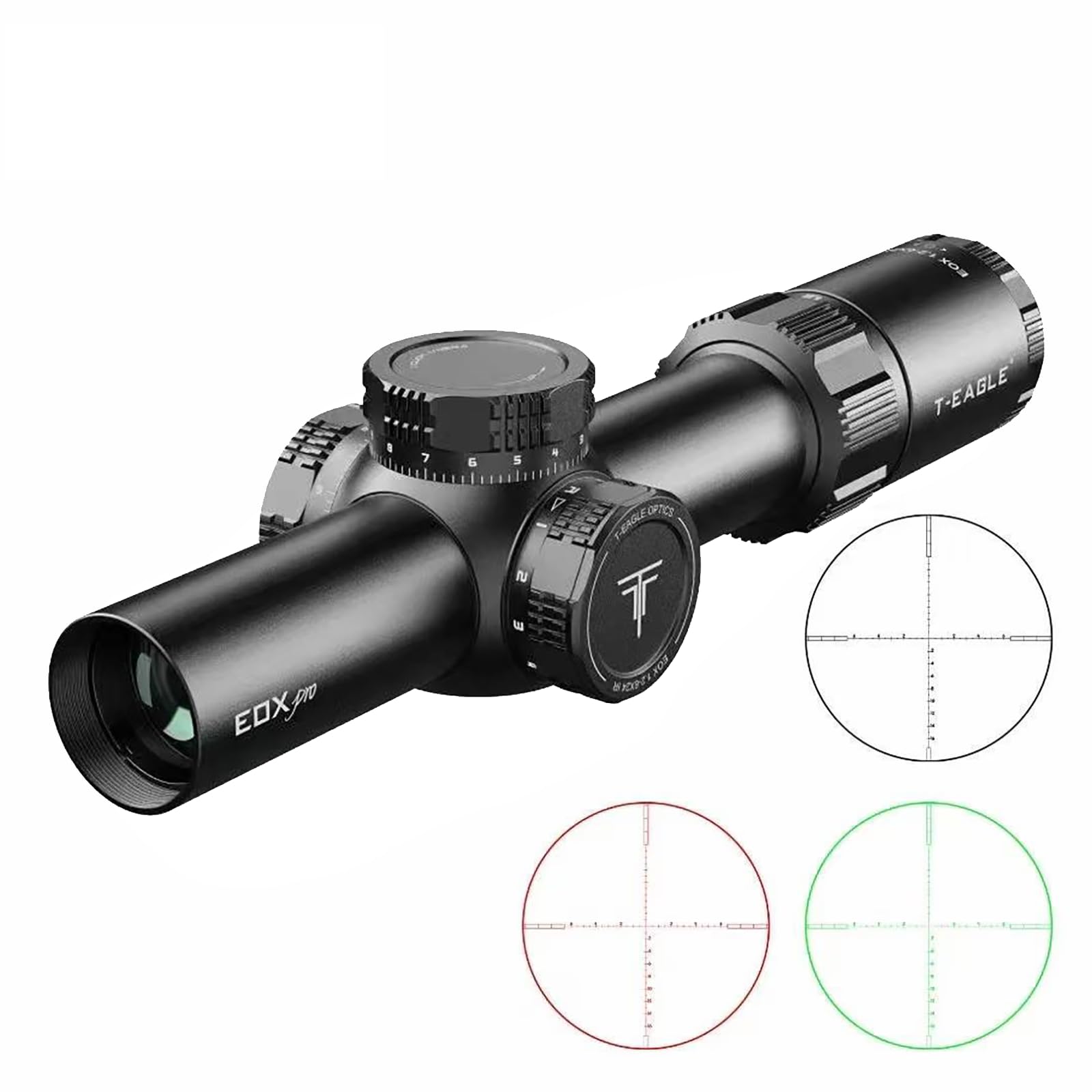 Amazon.co.jp: T-EAGLE ライフルスコープ EOXPRO 1.2-6x24IR可変倍率