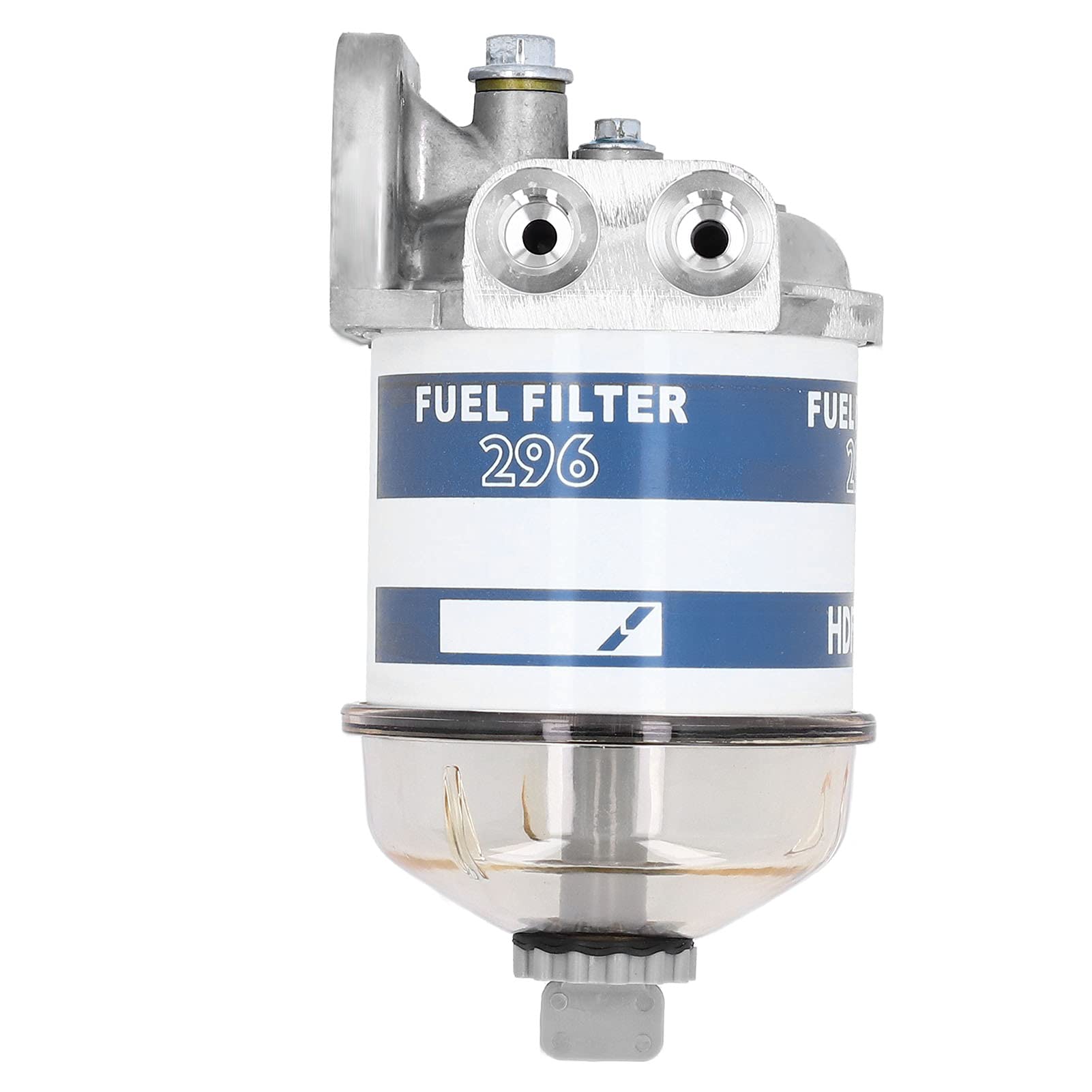 Jadeshay Diesel Kraftstofffilter Wasserabscheider, Universal Dieselfilter Traktor, Kraftstofffilterbaugruppe Glasschale 7111-296 Ersatz Passend für Massey Ferguson 133 135 140 145 165 168 175 178