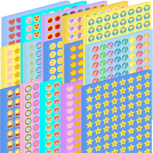 6600PCS Mini Stickers for Kids Small Reward Stickers for Charts
