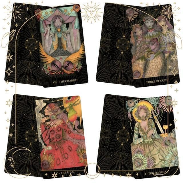金縁／ゴールドエッジ仕様✨想像力を刺激するタロットカード ゴールド