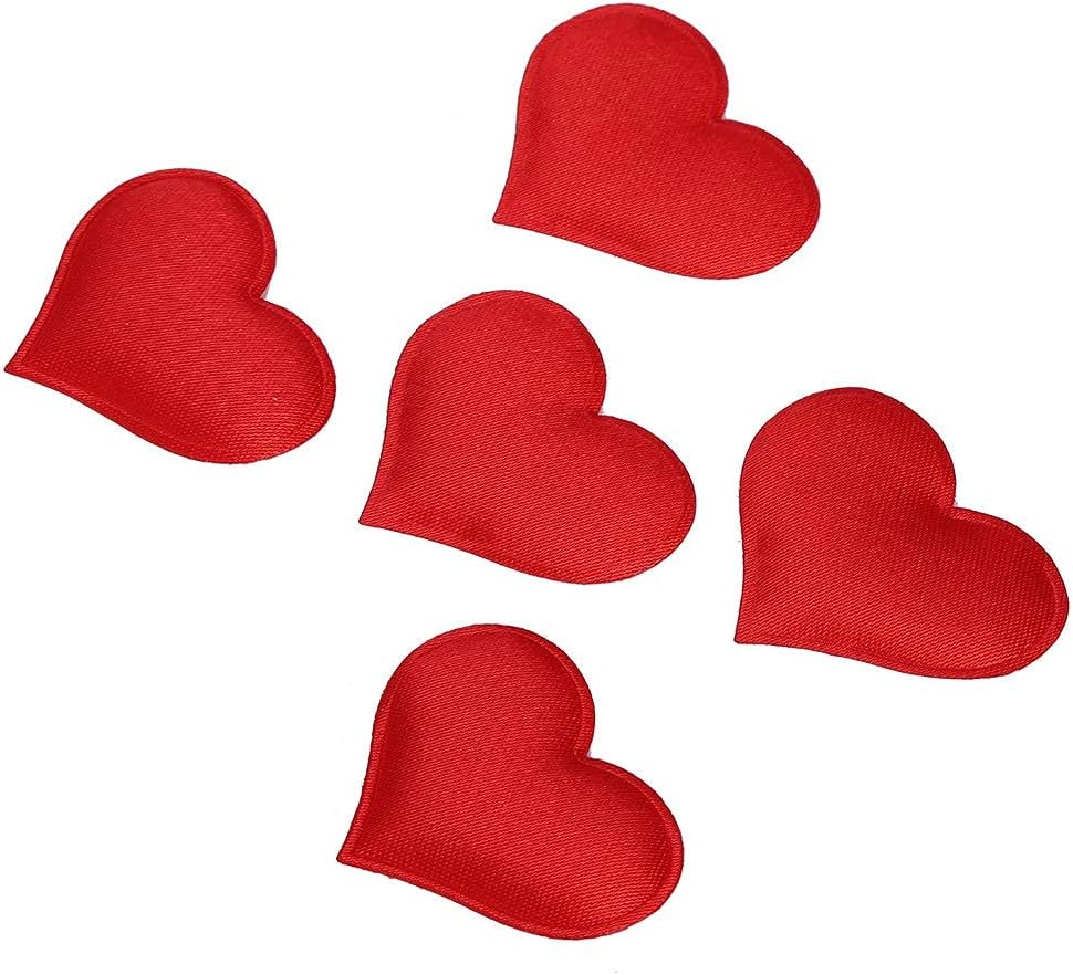 Heart Shape Decor, 500pcs/pack Heart Shape Petals Confetti Sponge Scatter Valentines Wedding Party Decorations(Red)