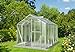 Produktbild myowngreen Hobby Gewächshaus NEU197 x 251 x 202 cm (BxLxH) ein stabiles Treibhaus mit Echtglas Seitenwänden aus Nörpelglas Glashaus für Tomaten, Gurken und Gemüse aller Art gerne auch Blumen