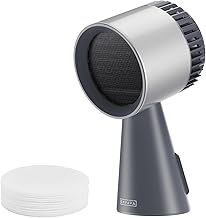 Empava Portable Range Hood for Cooking, 3-Speed Desktop Kitchen Exhaust Fan for Indoor BBQ, Hot Pot and RV, Detachable Filter and Oil Cup, 13pc Cotton Filter