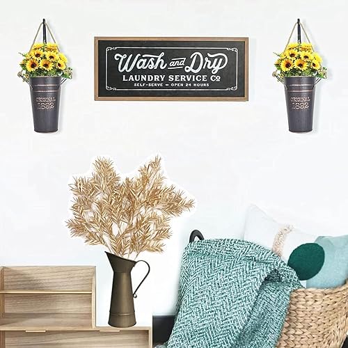 Miniatura 6 de Plantas artificiales doradas para decoración de Navidad, hojas doradas falsas de simulación de hoja de bambú, arbustos de plantas de caña sintética,