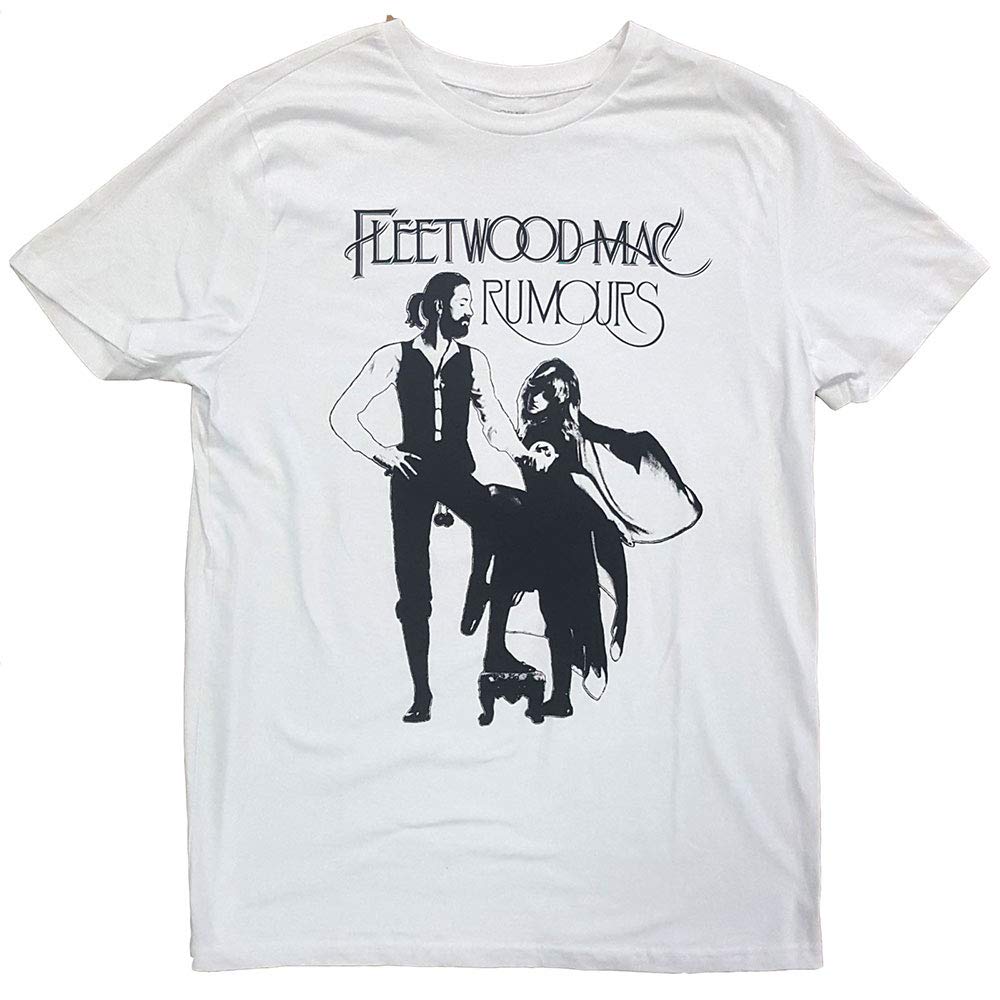 Fleetwood Mac Rumours Sketch Official Tee T-Shirt Mens Unisex (XX-Large) White