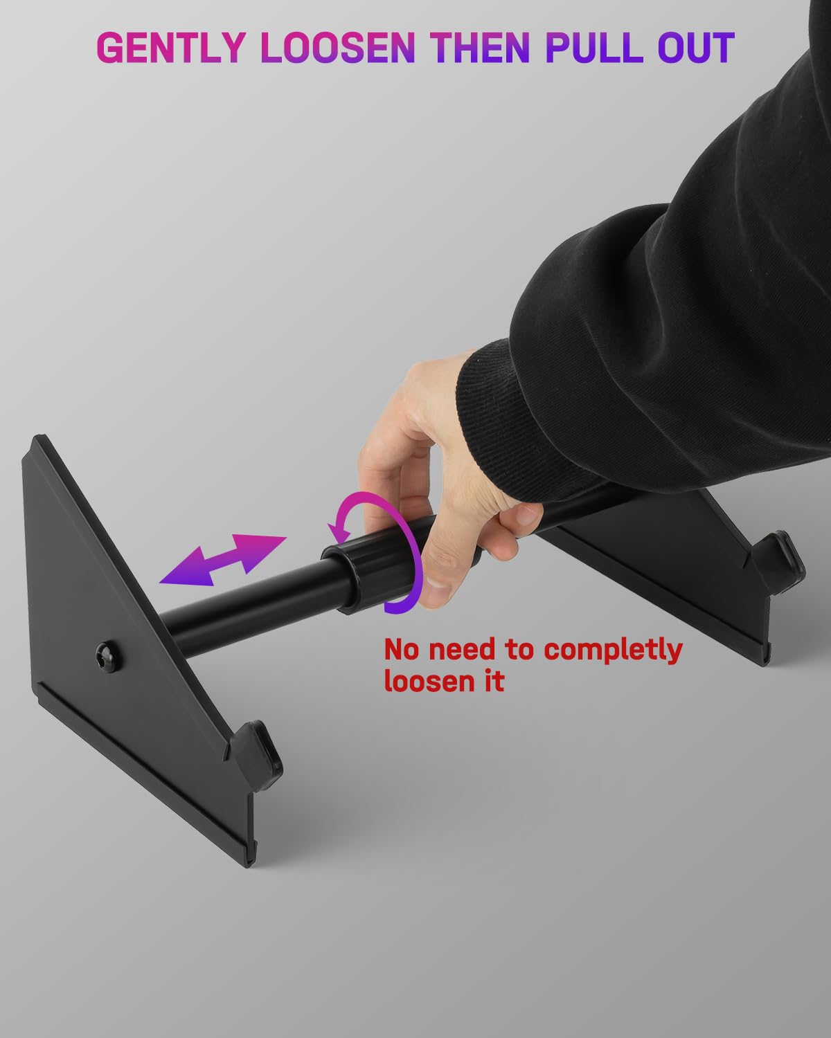 STRICH SDS-10 - Soporte de escritorio, ajustable de 10.6-18.5 pulgadas, 26.9-47.0 cm, soporte de hierro resistente para muestras, sintetizador, controlador MIDI, máquina de ritmos, antideslizante para