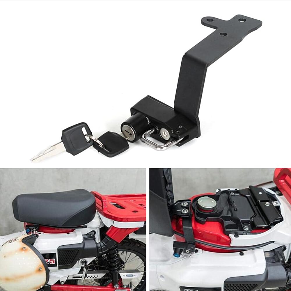 SEAT Helmet Hanger Holder Lock Anti Theft Hook Compatible with CT125 Trail 125 2020-2024 Anti Theft Lock for Helmets