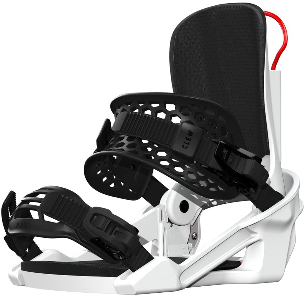 Clew Freedom 1.0 Fijaciones para snowboard hombre talla M blanco