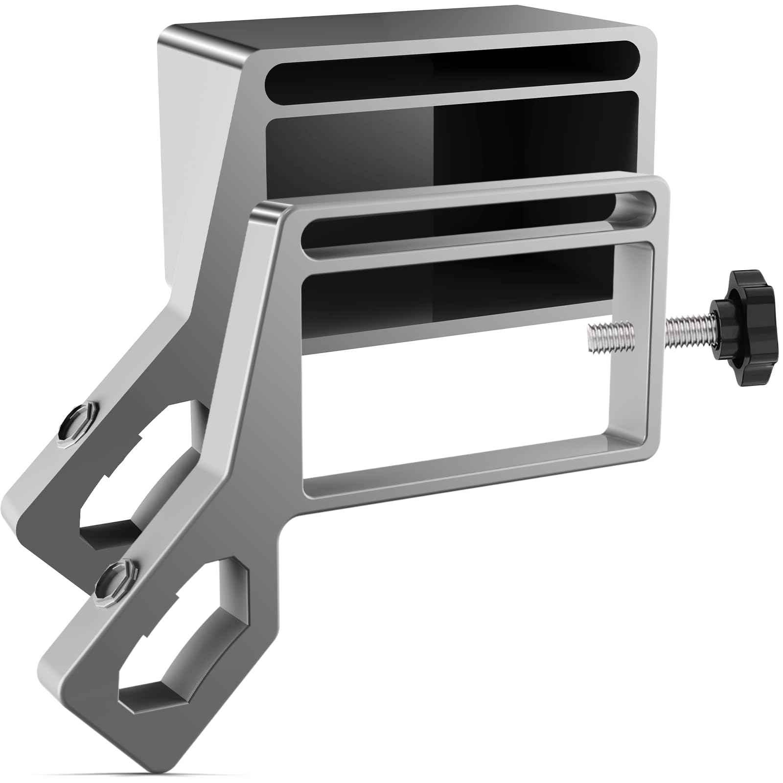 Fybemax Extension Level Mount Holder Organizer for Milwaukee Packout, Aluminum, Model MIL-BOX-LEVEL