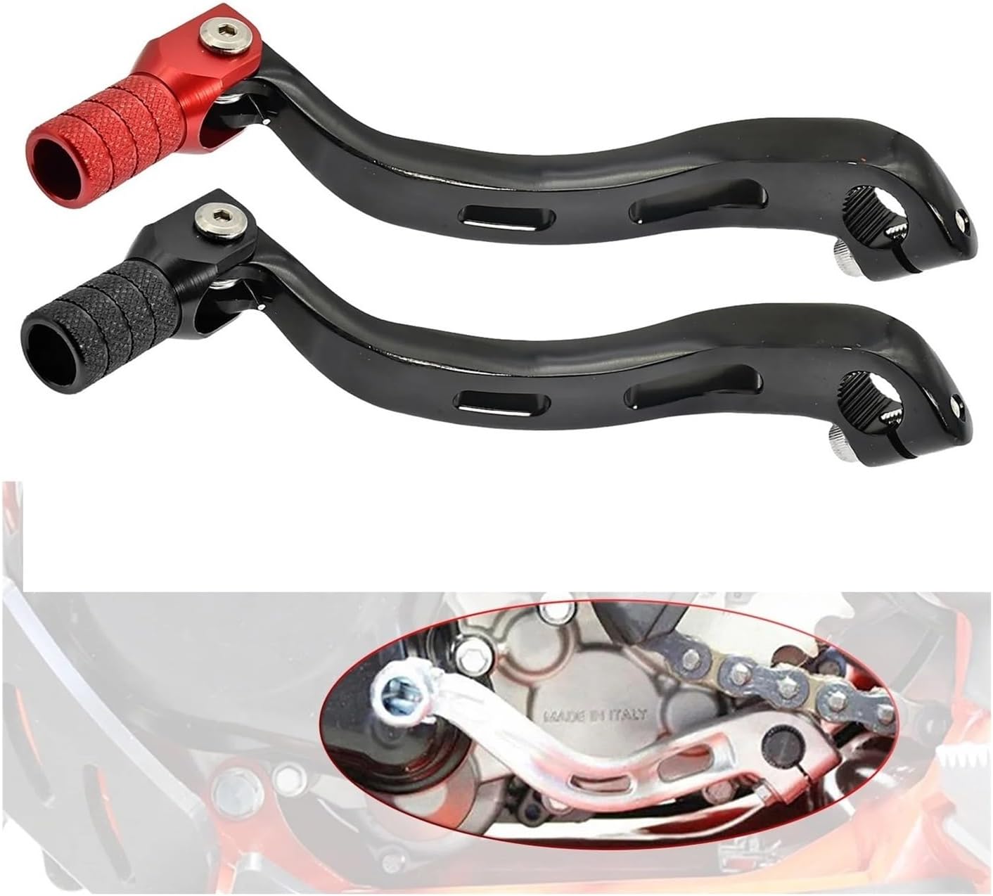 Motocross Gear Shifter Shift Lever Pedal Fit For Beta RR250 RR300 RR350 RR400 RR450 RR520 Xtainer300 2010-2020(Red)