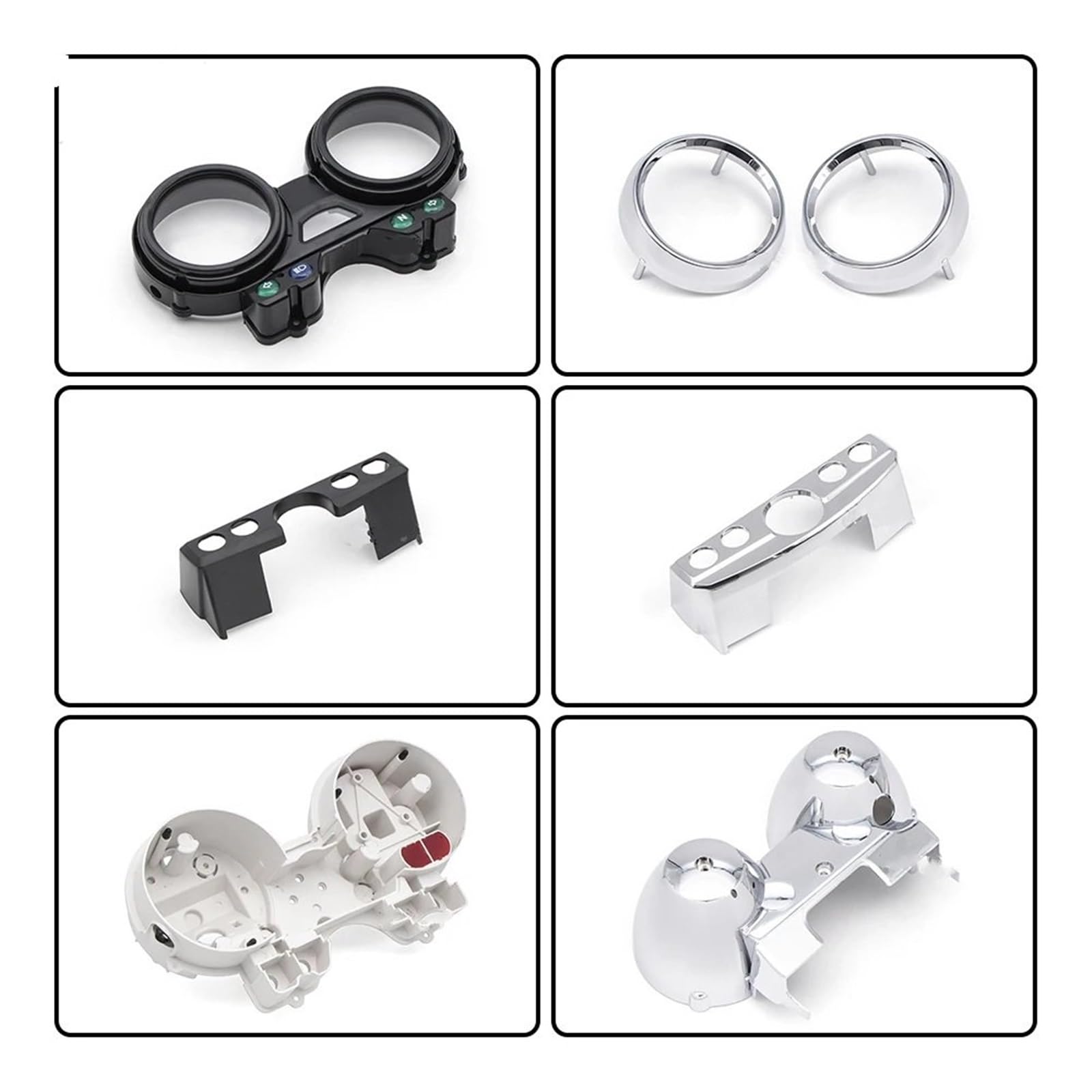 Tachimetro Digitale Gruppo strumenti per moto, indicatori, tachimetro, contagiri, contachilometri, adatto per Kawasaki ER5 ER500(Lower shell)