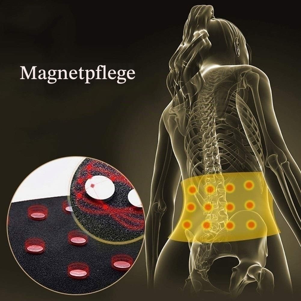 Magnetfeldtherapie Rückenbandage Unterstützung Zum Chronischer Schmerz, Ischias, Krämpfe, Nerv Und Herniert Oder Slipped Disc Zum Schmerzen Linderung (Size : XL)