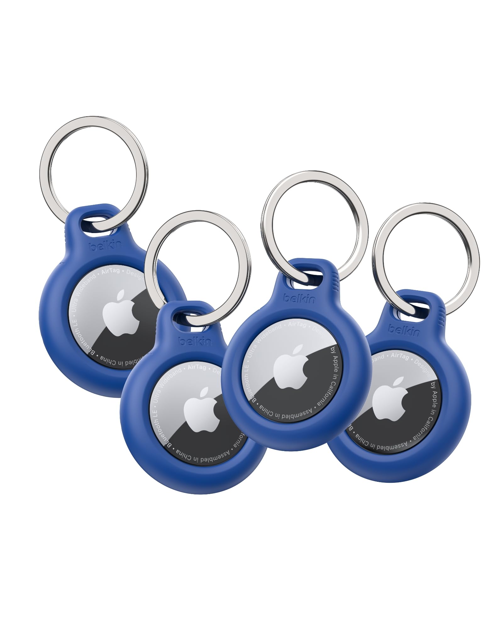 Apple Air Tag 4個セット(belkinケース付き) Amazon.com: Belkin Apple AirTag Secure Holder with Key Ring