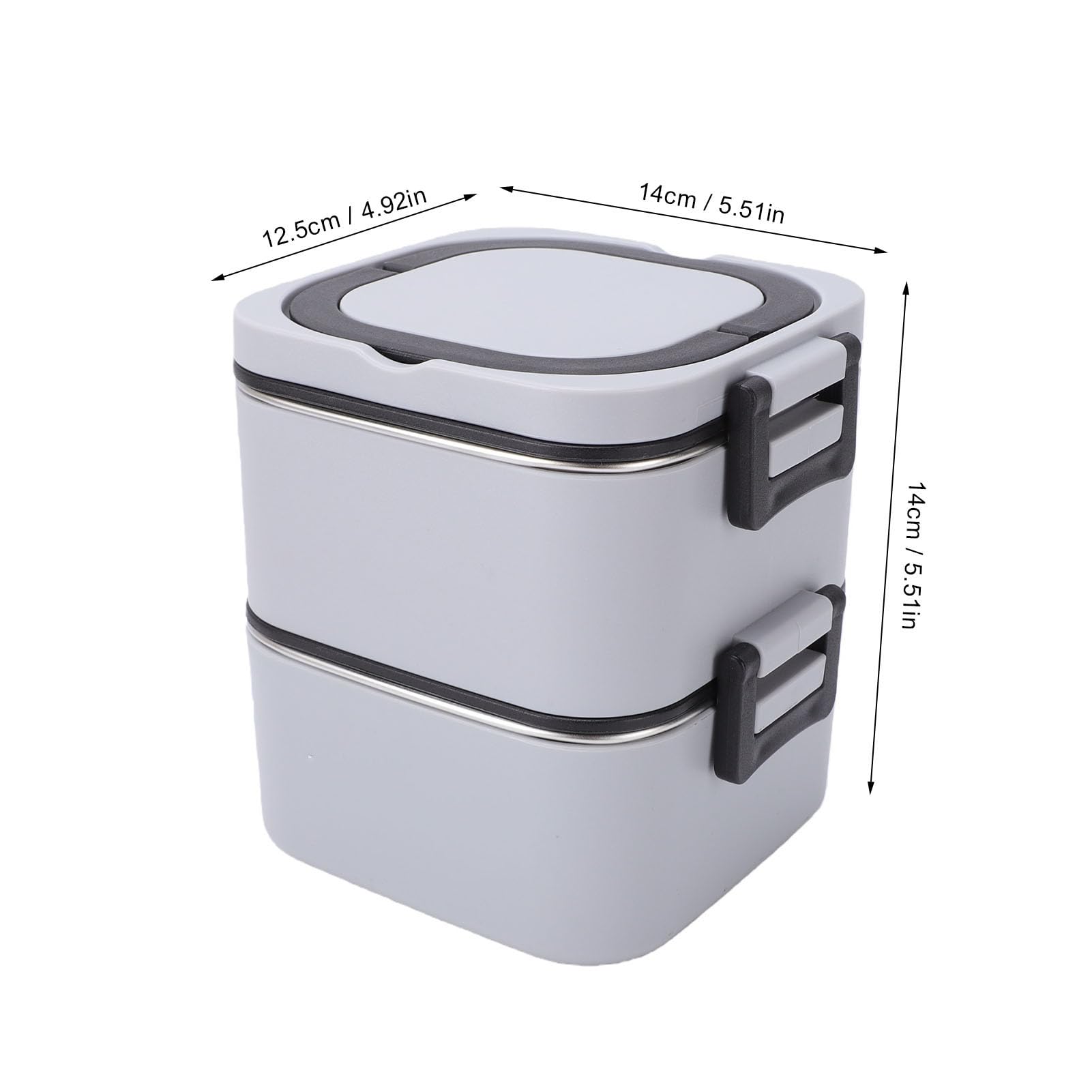 Naroote Portapranzo Coibentato a 2 Strati da 1400 Ml con Borsa Termica