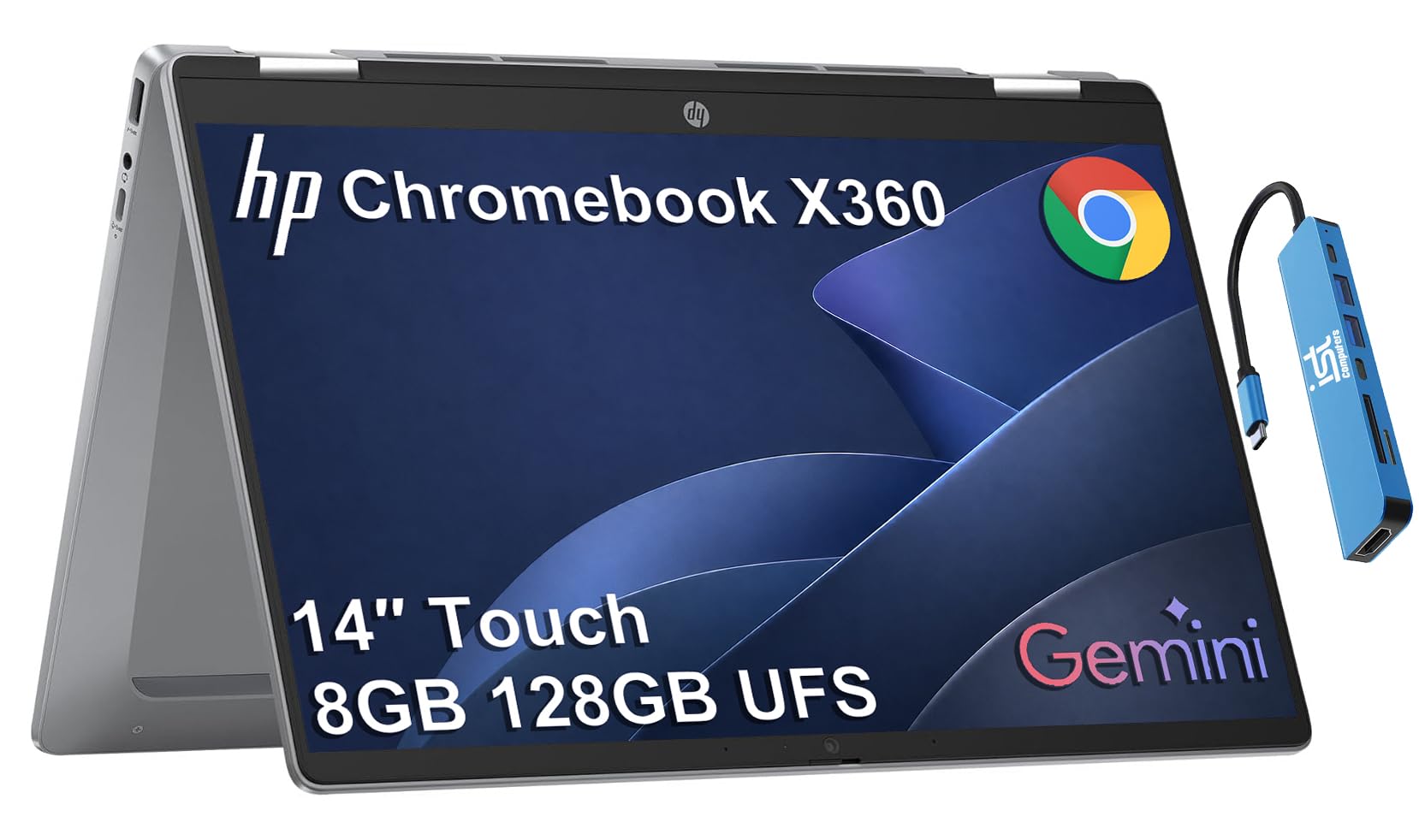 Amazon.co.jp: HP Chromebook Plus x360 14b 2 in 1 ノートパソコン
