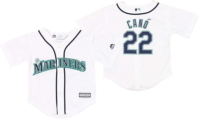 white mariners jersey