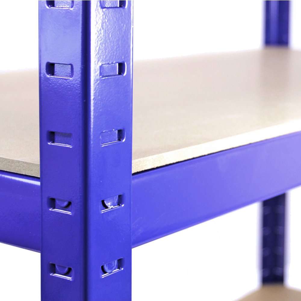 Scaffale T-Rax In Acciaio Senza Bulloni Blu 90cm x 45cm x 180cm
