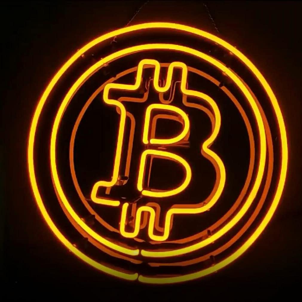 Amazon | ネオンサイン ビットコイン 看板 Bitcoin Neon Sign 100％手作り ネオン管 お店 バー クラブ パブ 娯楽場所  飲食店 店舗 広告用看板 芸術 インテリア おしゃれ 飾り ウォールアートの装飾 アメリカ雑貨 | 標識・サイン | 文房具・オフィス用品