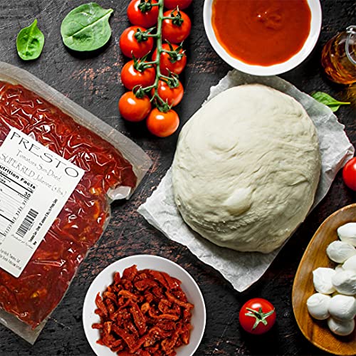 Tomatoes Sun-Dried, Super Red Julienne Cut, Nutrient Full, Delightful, Flavorful, Vegan, Gluten-Free, Pure, Turkish, 5 Lbs. (80 Oz.) Vacuum Packed By Presto Sales Llc #TOP2