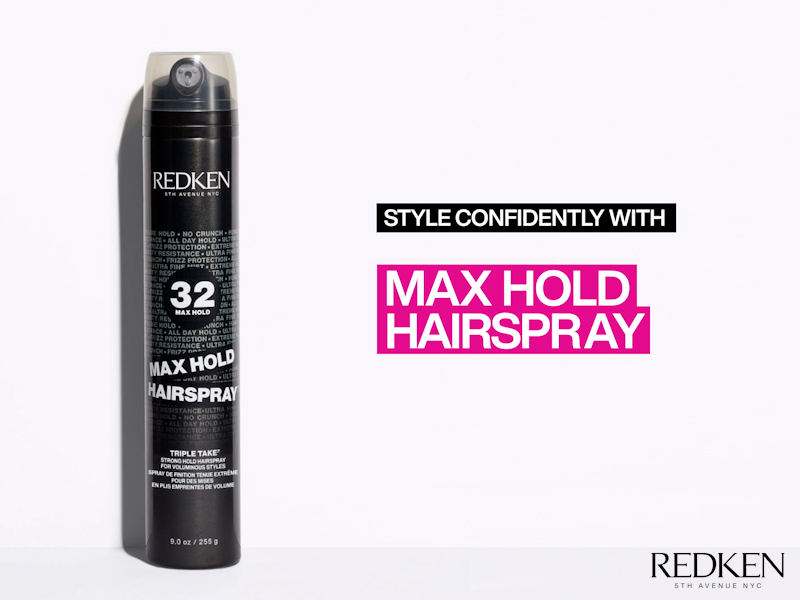 Redken Extreme High Hold Max Hold Hairspray 32 For All Hair Types - Long-Lasting Lift & Body, All-Day Style Control With a Dry Finish, 24h Humidity Resistance