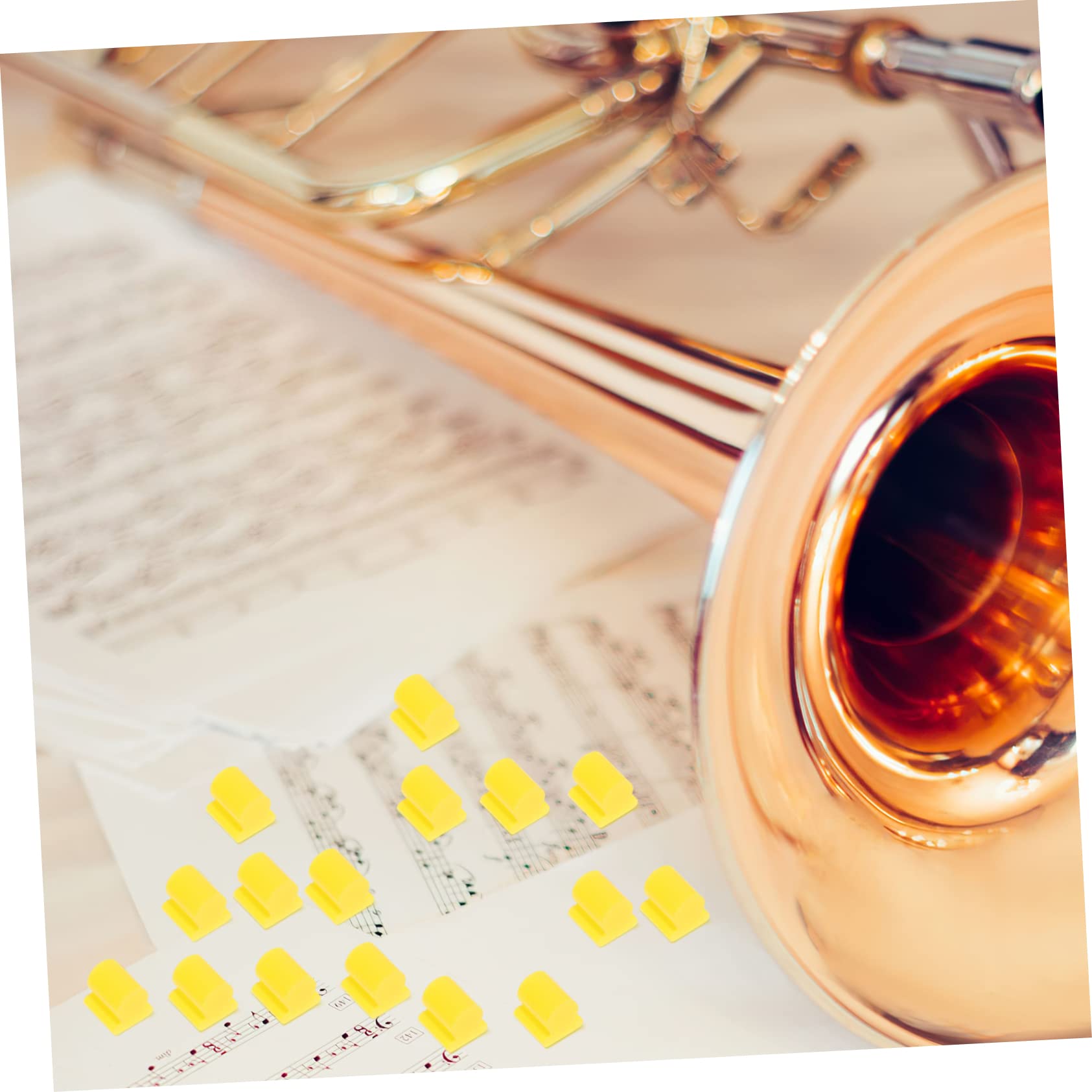 Yardwe 20pièces Trombone Tampon Silicone Pour Instrument Pratique Et Utile Fourniture De Tampon Pour Instrument Accessoire Pour Pratique
