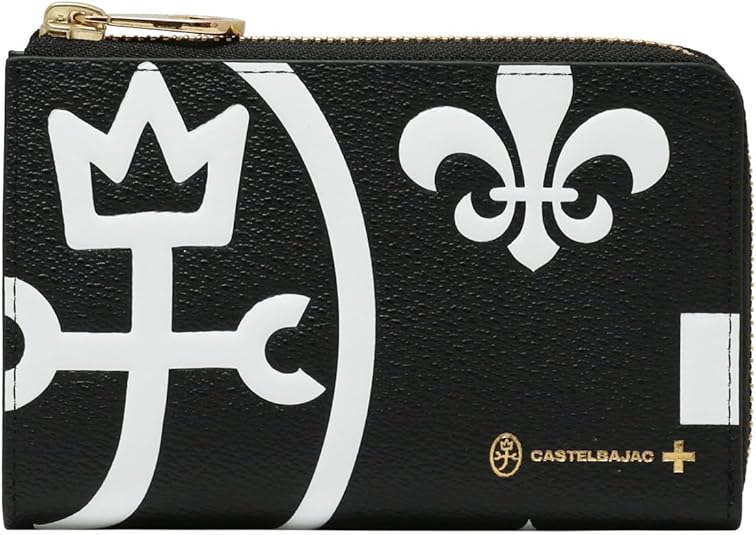 Amazon | [カステルバジャック] 財布 二つ折り 本革 L字ファスナー