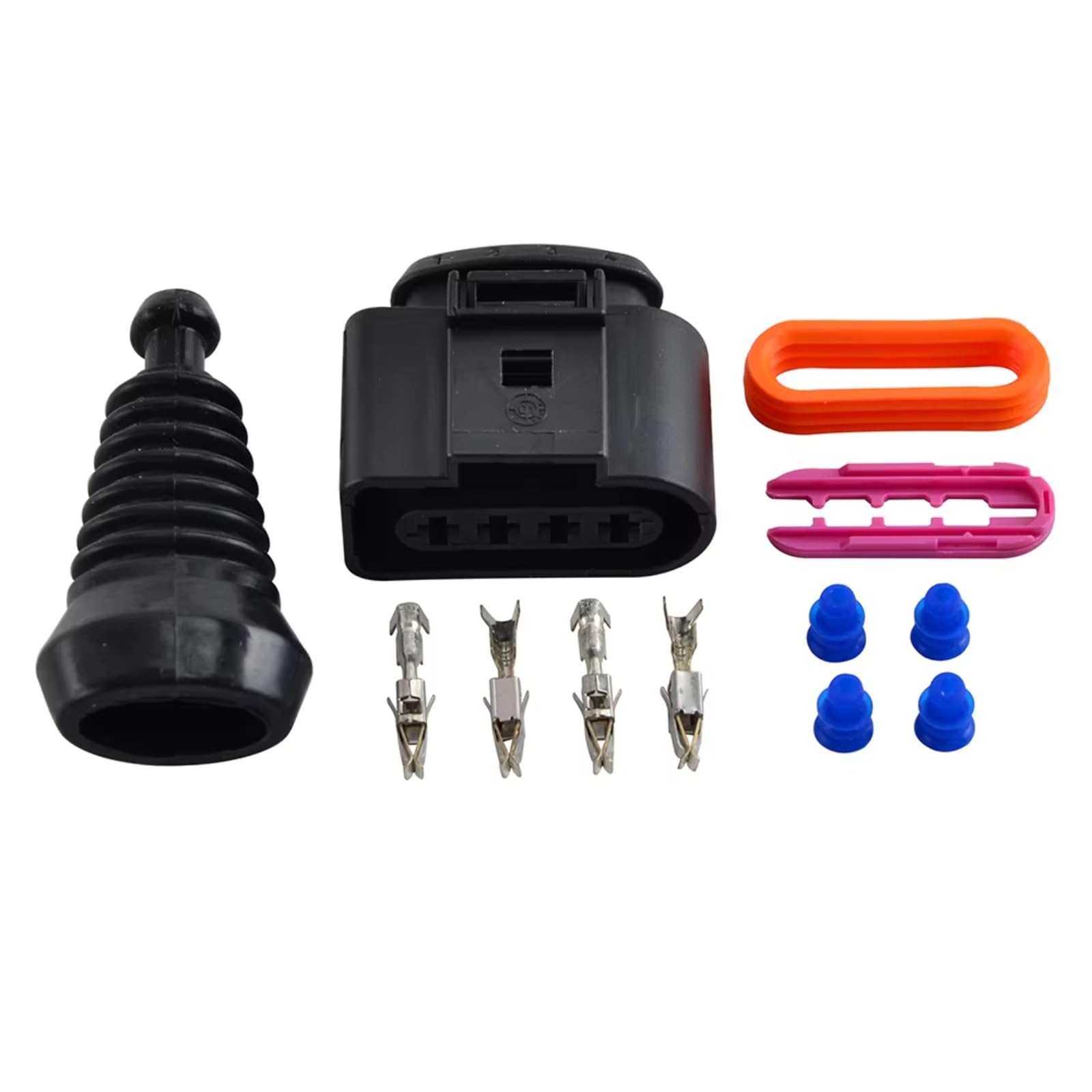 Kfz-Stecker für Audi A4 (2008–2016), Audi A6 (2011–2016) und Audi A8 (2010–2013) – Reparatur- und Austauschset für Zündspulenstecker 1J0998724