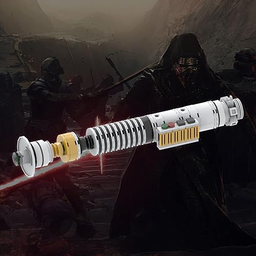 Miniatura 3 de -MOC Space Wars Luke Sword Lightsaber Hilt Juego de construcción de bloques de construcción creativos (127 piezas)