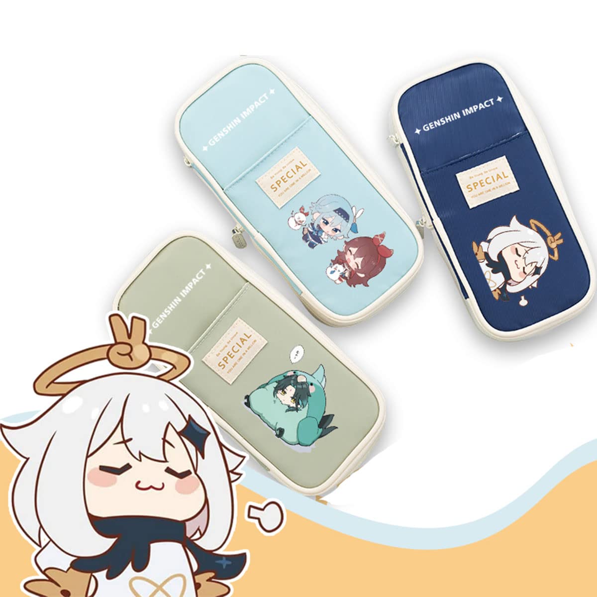 Amazon.co.jp: 原神 ペンケース 筆箱 雷電将軍 八重神子