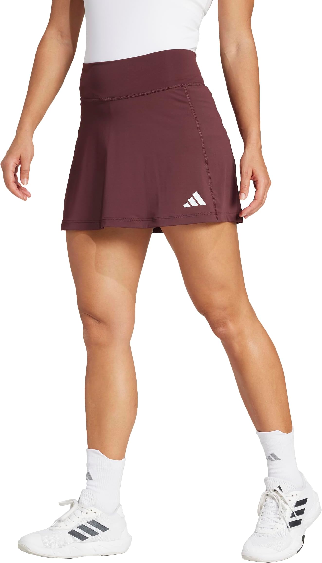 adidas red skort