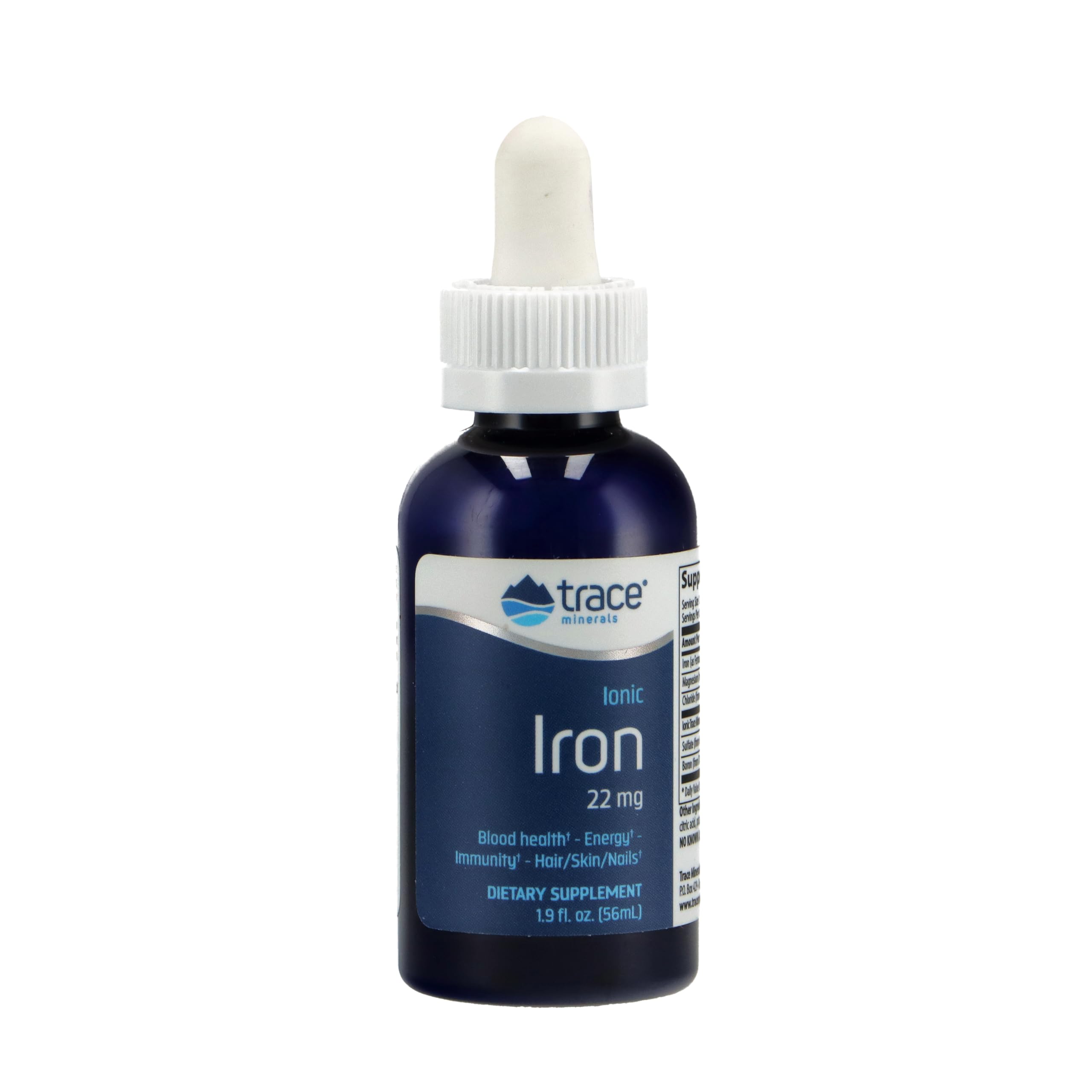 Trace Minerals Iron Liquid Supplement, 22 mg Ferrous Sulfate, 1.9 fl oz