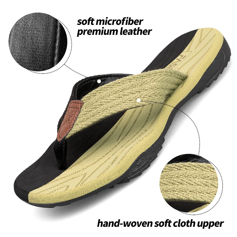 MGGMOKAY Infradito Uomo Sportive Beach Sandali Spiaggia Infradito per Sostegno dell'Arco