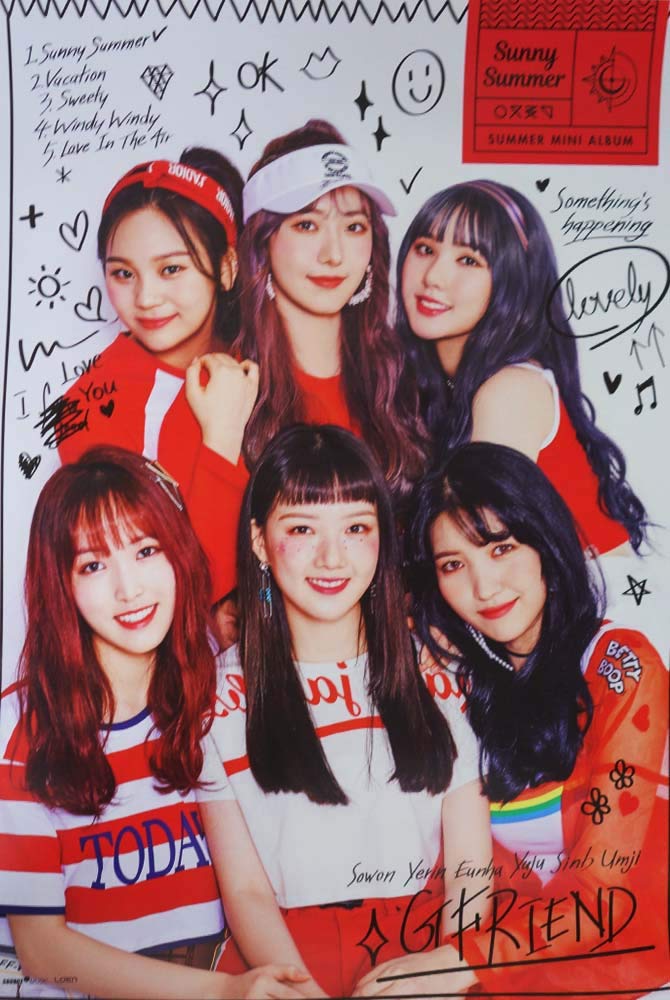 Amazon.co.jp: ヨジャチング 女子親舊 GFRIEND - Sunny Summer [Sunny GFRIEND ジーフレンド 여자친구 直筆 サイン ポスター 当選品 ヨチン