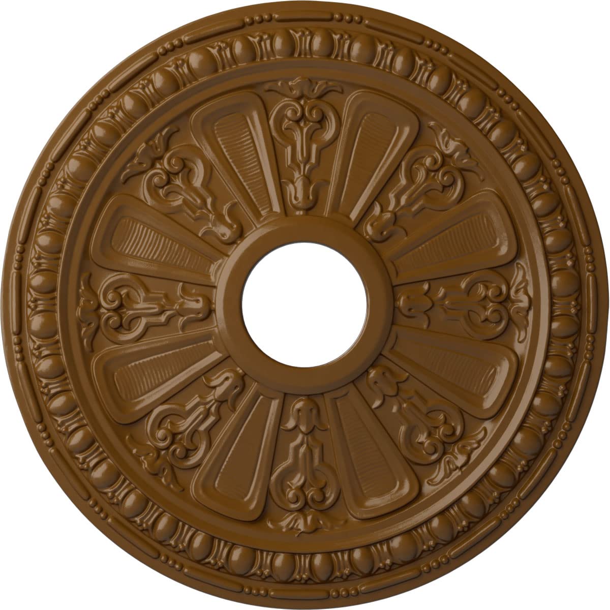 Ekena Millwork CM18RASTF Raymond Ceiling Medallion, Smokey Topaz