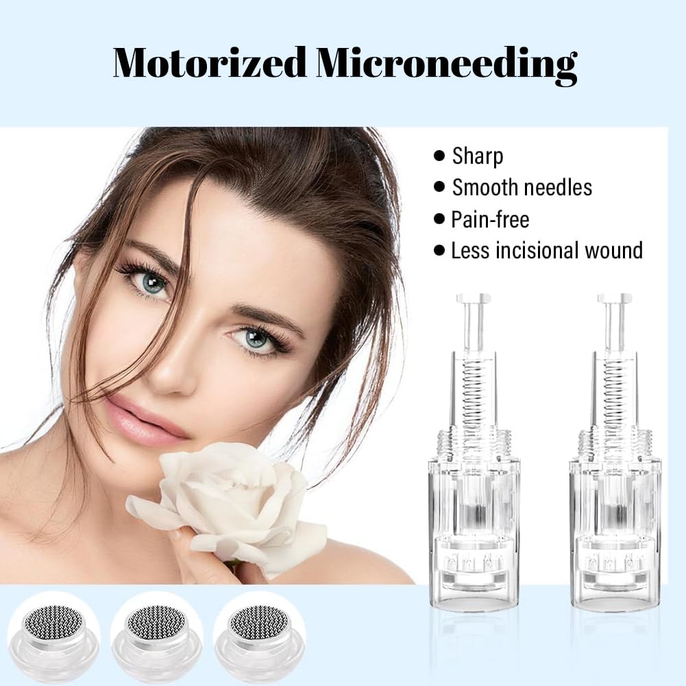 Pack of 20 Microneedling Needles, Replacement Derma Pen Micro Needles, Micro Nano Needles Cartridges Replacement Parts - Image 3