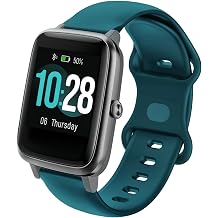 NewJourney 19mm Soft Silicone Replacement Band Compatible with Veryfitpro ID205L, ID205U, ID205S, ID216 Smart Watch