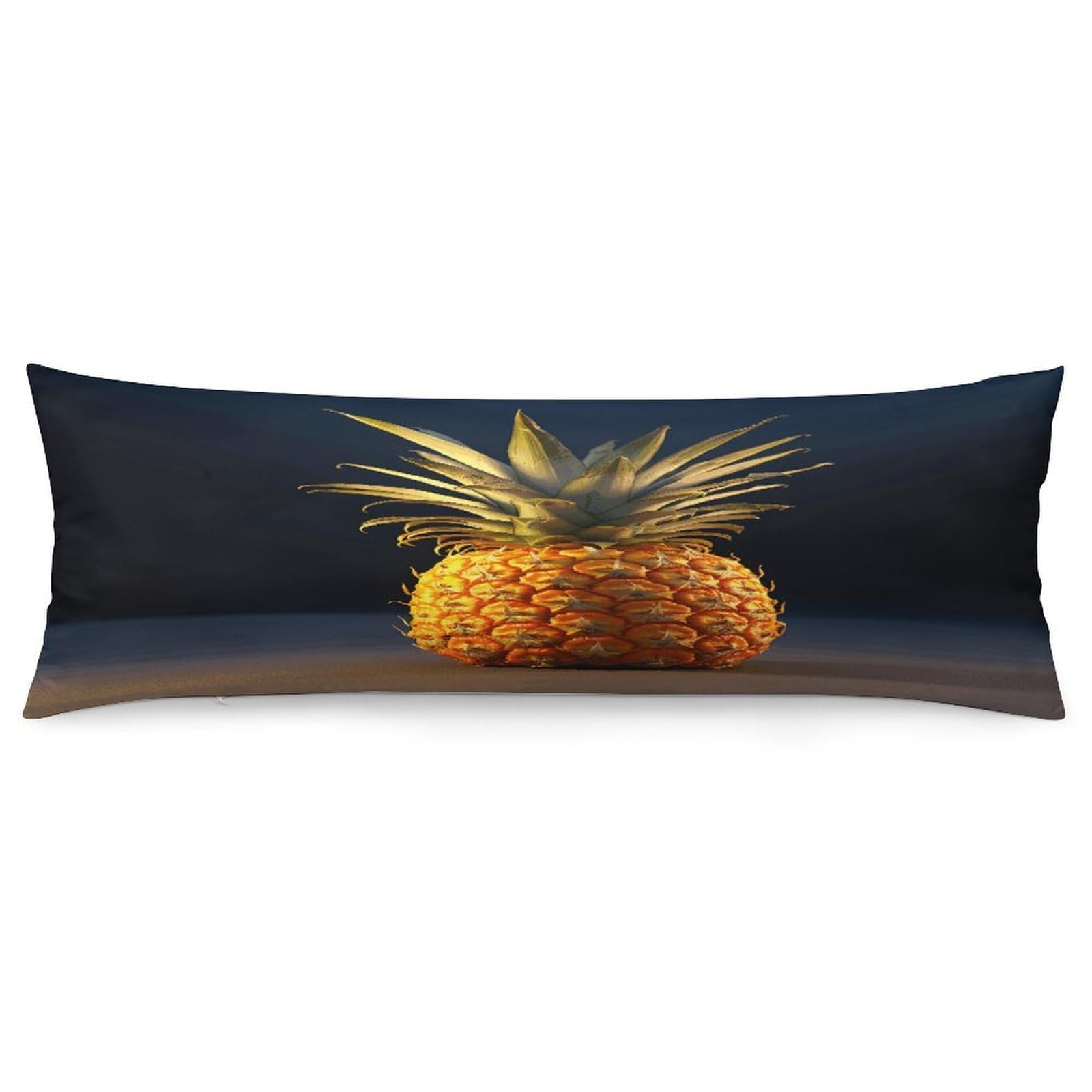 Pineapple Fruit Body Pillow Cover Luxury Long Body Pillow Pillowcase with Hidden Zipper Breathable Soft Cozy Pillow Case Wrinkle Fade Resistant Pillowcase 20''×54''