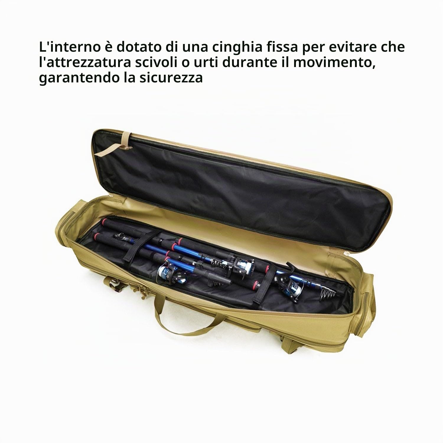 Fucile Borsa Tattica, Borsa Porta Armi Poligono, Custodia Morbida Fodero Porta Fucili Imbottito, Zaino Fucile Caccia, Canna da Pesca Borsa, Borsa Tattica Militare Black,120cm